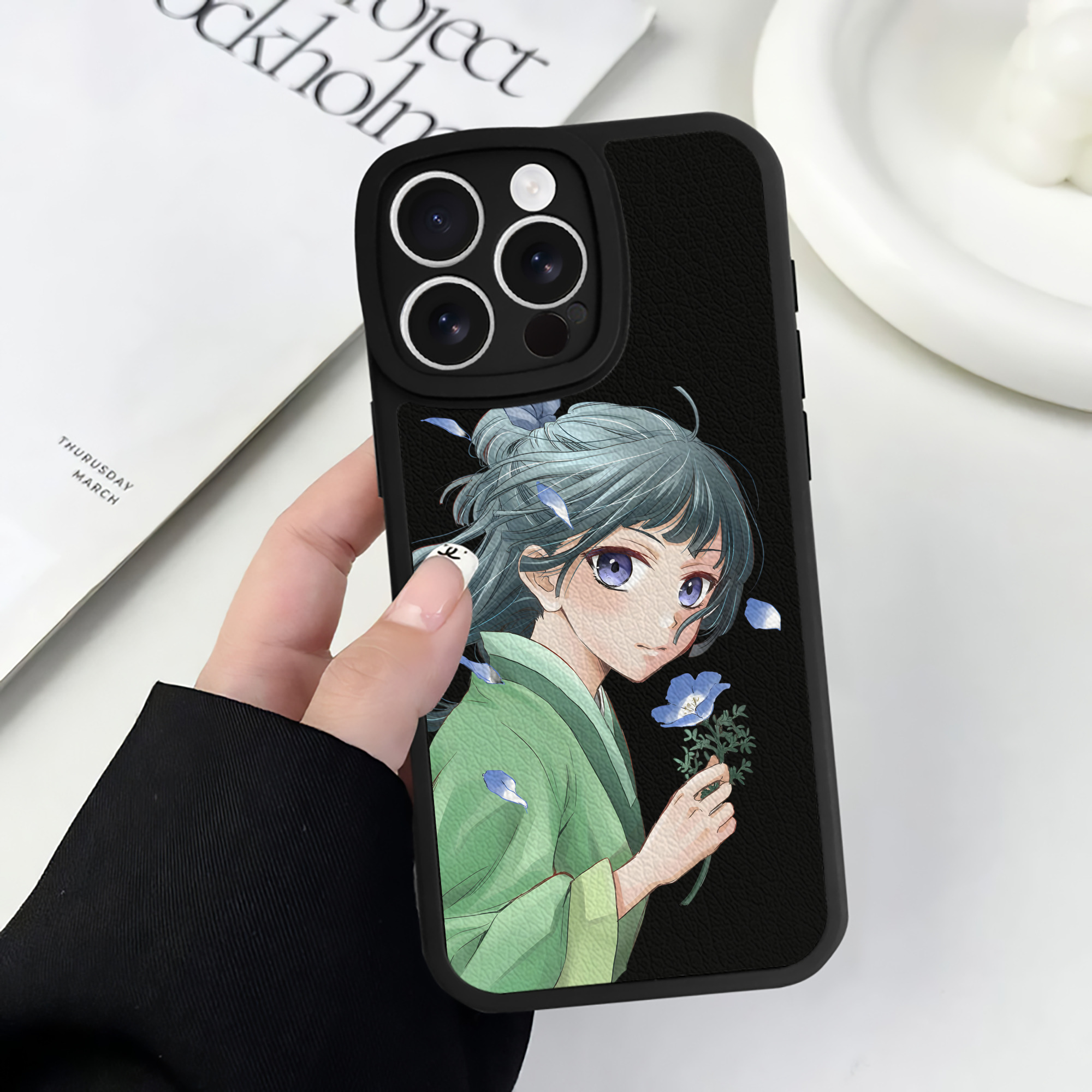 薬屋のひとりごと The Apothecary Diaries 【iPhone 16シリーズ対応】シリコンスマホケース（レザー調） 材質：シリコン